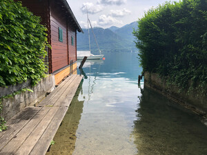 Badeplatz Seezugang Unterach Bild 2